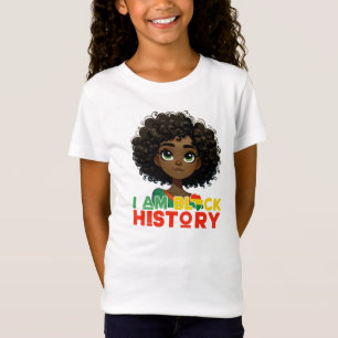 Camiseta Soy la chica de pelo rizado de la historia negra