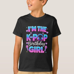 Camiseta Soy La Chica Del Cumpleaños De K-Pop Amantes De La