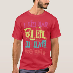 Camiseta Soy la chica del show de rock Música de punk rock