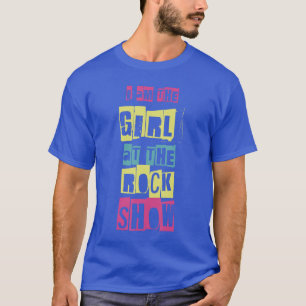 Camiseta Soy la chica del show de rock Música de rock punk