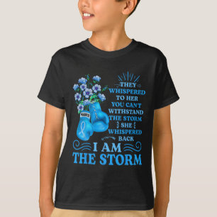 Camiseta Soy la chica guerrera del boxeo de la tormenta Cin