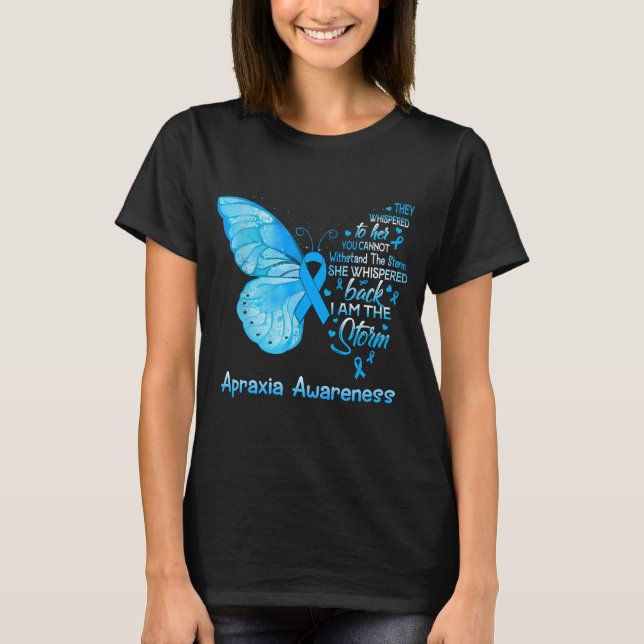 Camiseta Soy La Conciencia De La Tormenta Apraxia (Anverso)
