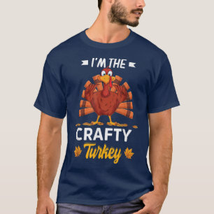 Camiseta Soy La Crafty Turkey Feliz Agradecimiento Gracias