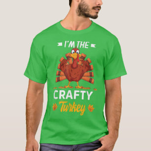 Camiseta Soy La Crafty Turkey Feliz Agradecimiento Gracias