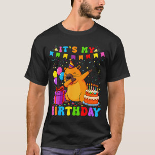 Camiseta Soy La Cumpleañera Lindo Carpincho Cumpleaños Fami