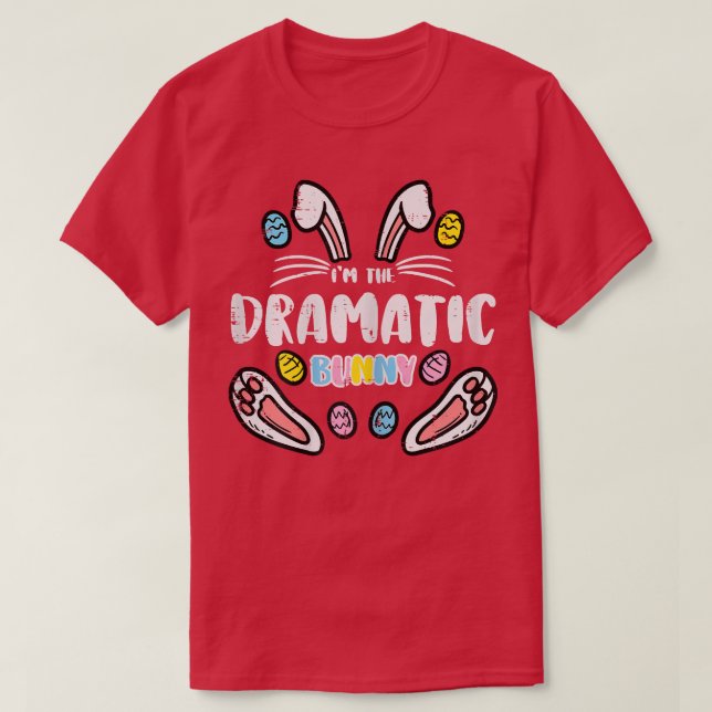Camiseta Soy La Dramática Madre De La Familia De La Semana  (Diseño del anverso)