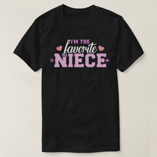 Camiseta Soy la dulce sobrina favorita (Diseño del anverso)