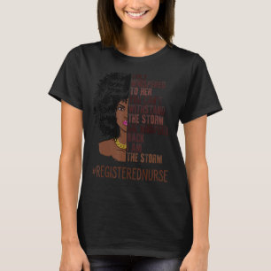 Camiseta Soy La Enfermera Afroamericana Registrada En Torme
