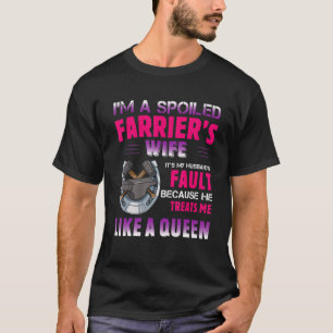 Camiseta Soy la esposa de un ferrero malcriado