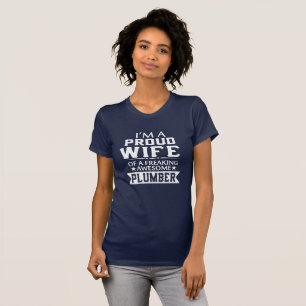 Camiseta Soy la ESPOSA del FONTANERO ORGULLOSO