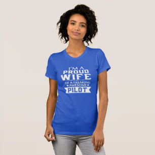Camiseta Soy la ESPOSA del PILOTO ORGULLOSO