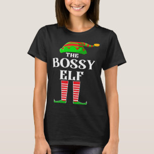 Camiseta Soy la familia Bossy Elf Costume Christma