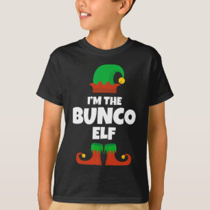 Camiseta Soy la familia Bunco Elf Navidades Pajama Funny Bu