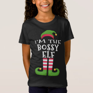 Camiseta Soy la familia de jefes elfos Navidades Pajama