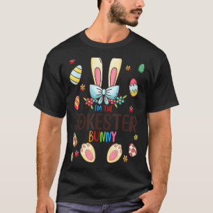 Camiseta Soy la familia de los Jokester Bunny Easter Day Ma