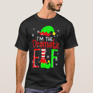 Camiseta Soy la familia de los Navidades elfos dramáticos q