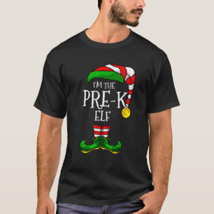 Camiseta Soy la familia de Navidades del grupo Pre K Elf