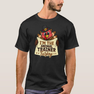 Camiseta Soy la familia de pavos de entrenadores de animale