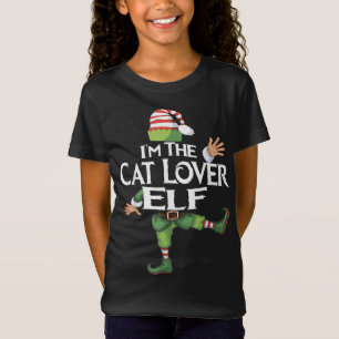 Camiseta Soy la familia divertida de Cat Lover Elf que coin