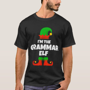 Camiseta Soy La Familia Duende De Gramática Pijama Navidad