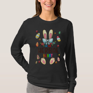 Camiseta Soy la familia homogénea Herbal Bunny Easter Day