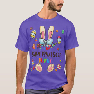 Camiseta Soy la familia supervisor Bunny Easter Day Matchin