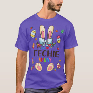 Camiseta Soy la familia Techie Bunny Easter Day Matching Eg