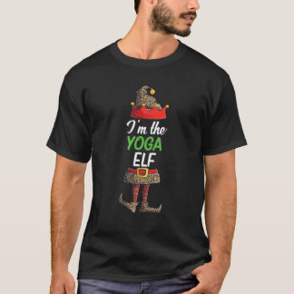 Camiseta Soy la familia Yoga ELF Leopard coincidiendo con P