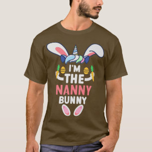 Camiseta Soy la Fiesta de Pascua de la Familia Nanny Bunny 