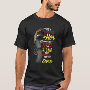 Camiseta Soy La Fuerte Reina Africana Chicas De Historia Ne