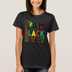 Camiseta Soy La Fuerte Reina Africana Chicas De Historia Ne