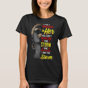 Camiseta Soy la fuerte reina africana chicas Historia Negra