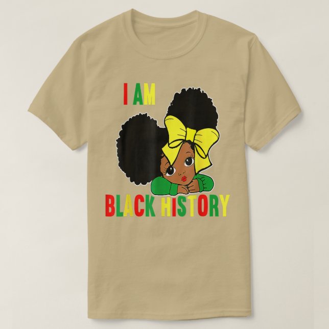 Camiseta Soy la fuerte reina africana de chicasHistoria neg (Diseño del anverso)
