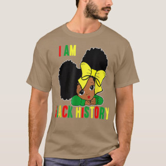 Camiseta Soy la fuerte reina africana de chicasHistoria neg