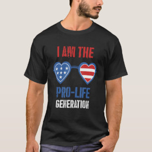 Camiseta Soy La Generación De Gafas De Sol Estadounidense P