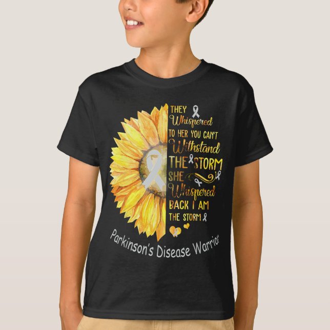Camiseta Soy la guerrera de la enfermedad de Parkinson (Anverso)
