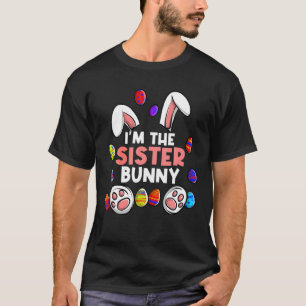 Camiseta Soy La Hermana Bunny Cute Easter Bunny Family Matc