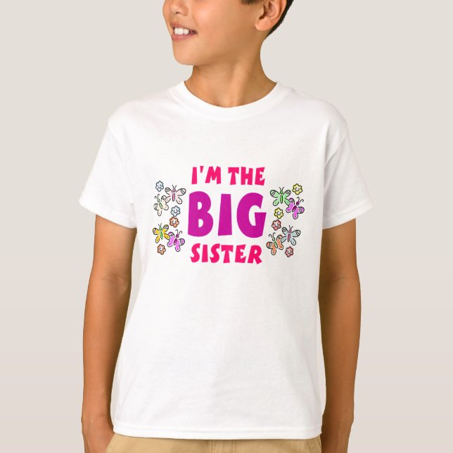 Camiseta Soy la hermana grande (Anverso)