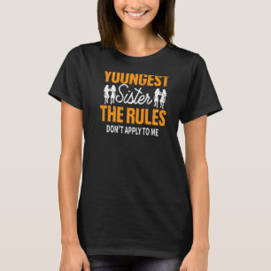 Camiseta Soy la hermana más joven: No coman para mí.