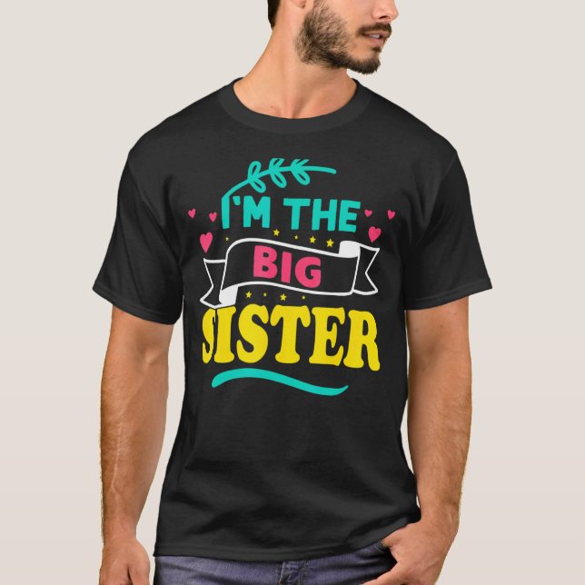 Camiseta Soy la hermana mayor (Anverso)