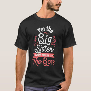 Camiseta Soy la Hermana Mayor Hermana Hermana Niños Adultos