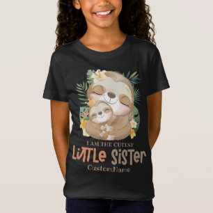Camiseta Soy la Hermana Menor Más Linda Perezosos Lindos Pe