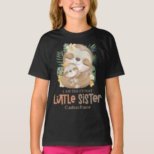 Camiseta Soy la Hermana Menor Más Linda Perezosos Lindos Pe
