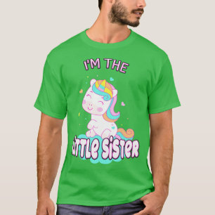 Camiseta Soy La Hermana Pequeña Unicornio Hermanas Hermanas