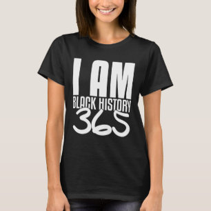 Camiseta Soy la historia negra 365 Orgullo negro