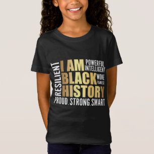 Camiseta Soy la historia negra Diversidad de Melanin