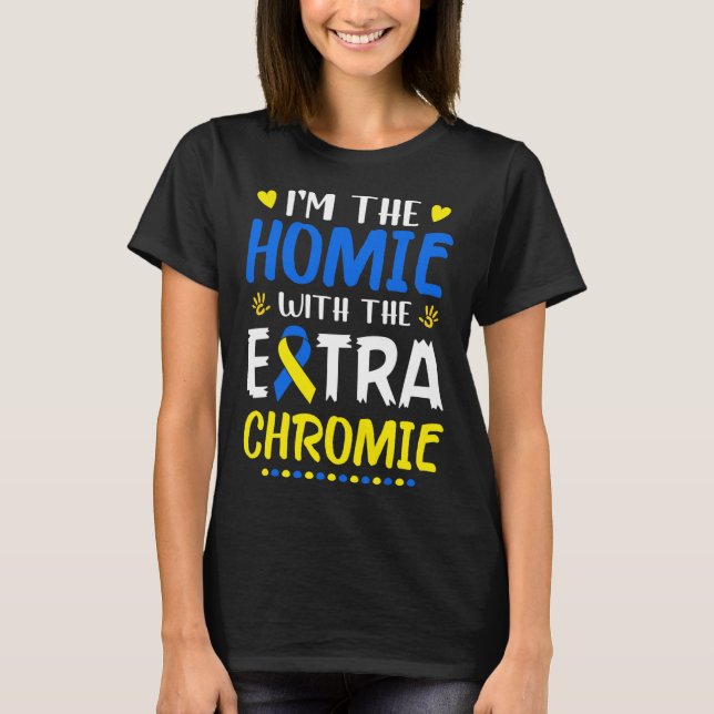 Camiseta Soy la homie con síndrome de cromo extra Awa (Anverso)