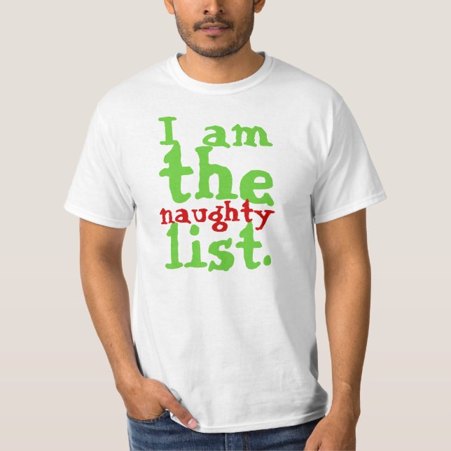 Camiseta Soy la lista traviesa (Anverso)