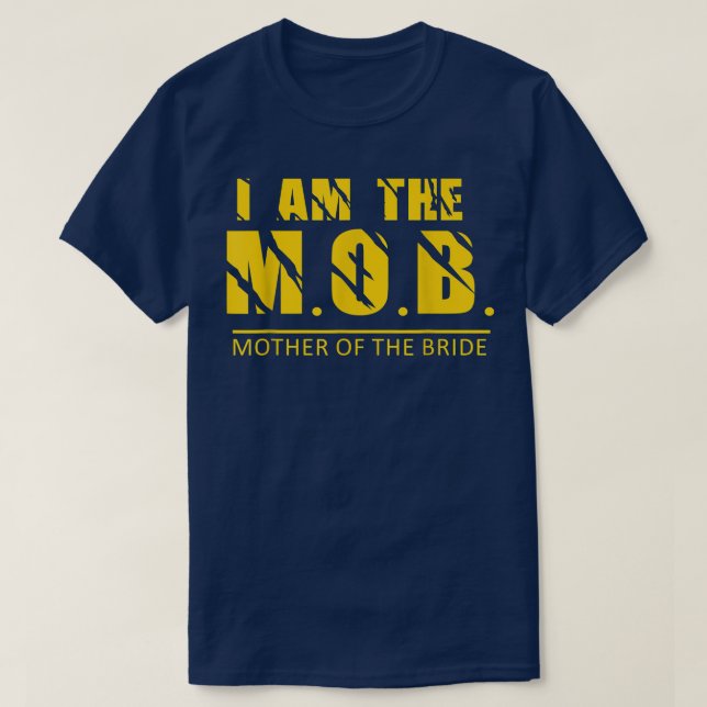 Camiseta Soy la madre del diseño de la novia 768 (Diseño del anverso)
