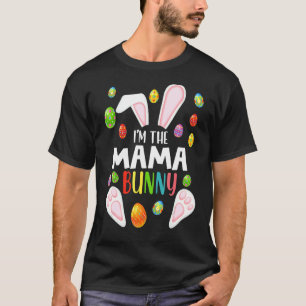 Camiseta Soy la mamá conejita T Shirt Divertida Familia Par